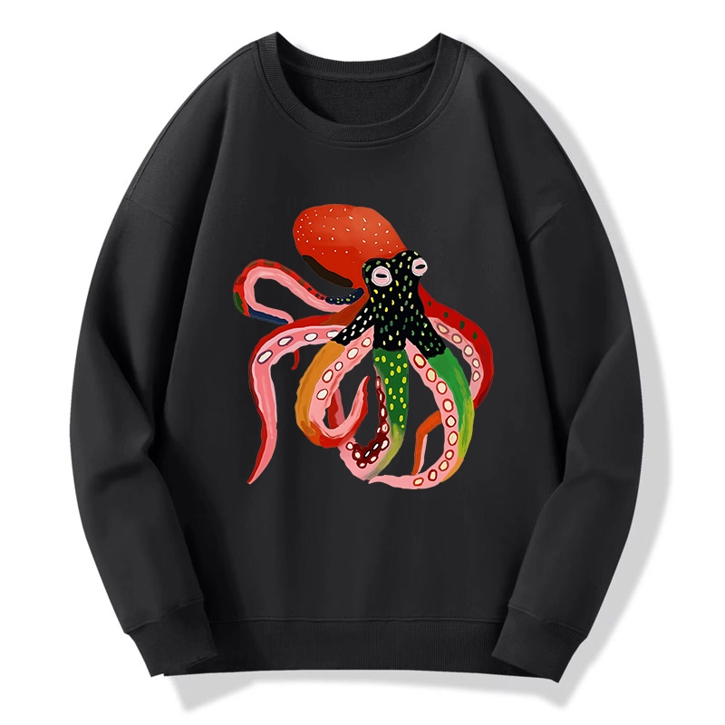 Tokyo-Tiger Colorful Octopus Art Classic Sweatshirt