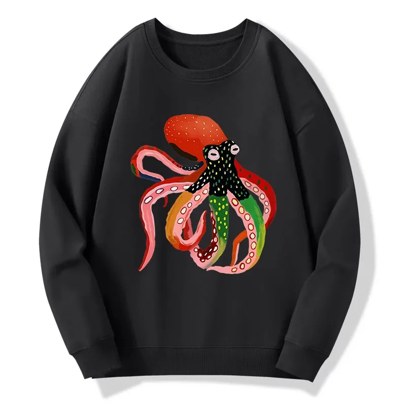 Tokyo-Tiger Colorful Octopus Art Classic Sweatshirt