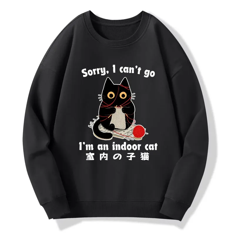 Tokyo-Tiger Indoor Cat Meme Classic Sweatshirt