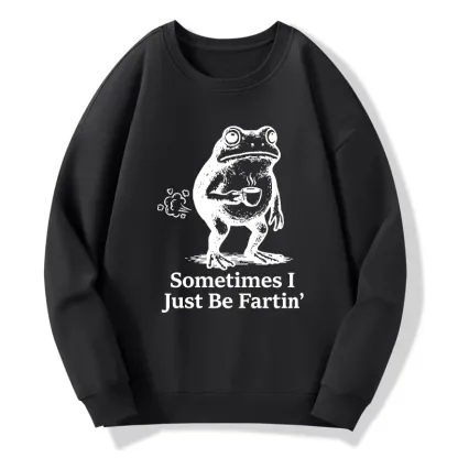 Tokyo-Tiger Farting Frog Funny meme Classic Sweatshirt
