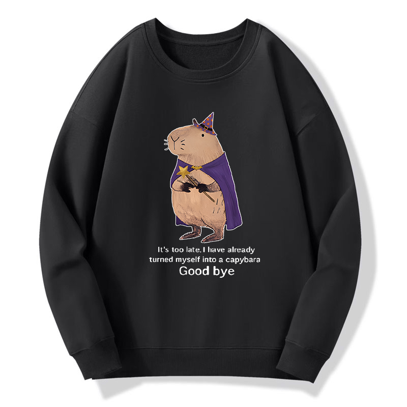 Tokyo-Tiger Funny Wizard Capybara Classic Sweatshirt