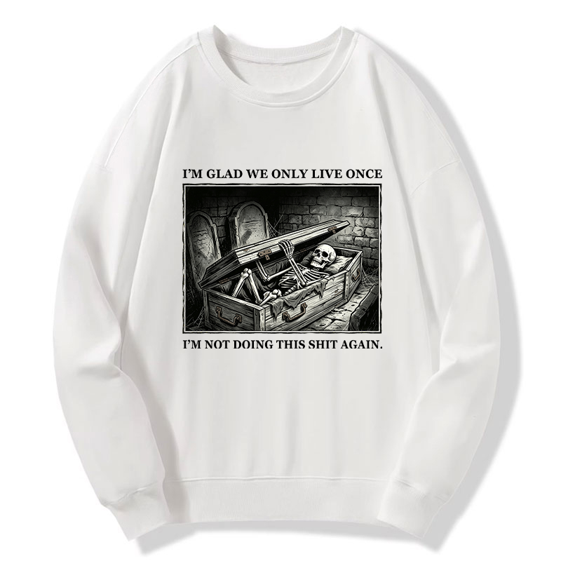 Tokyo-Tiger Funny Coffin Skull Meme Classic Sweatshirt