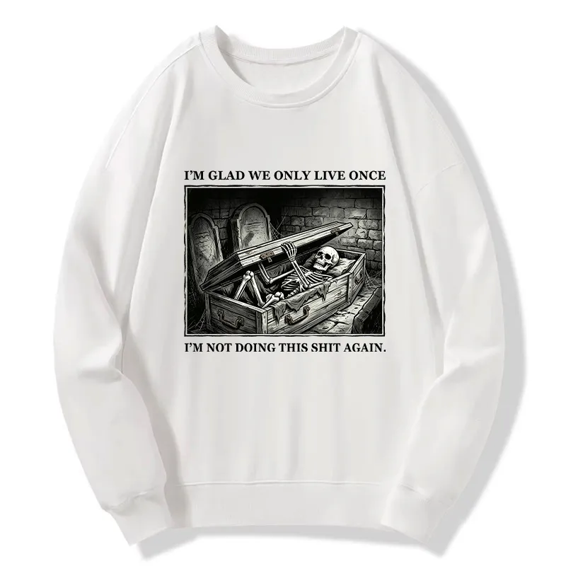 Tokyo-Tiger Funny Coffin Skull Meme Classic Sweatshirt