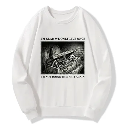 Tokyo-Tiger Funny Coffin Skull Meme Classic Sweatshirt