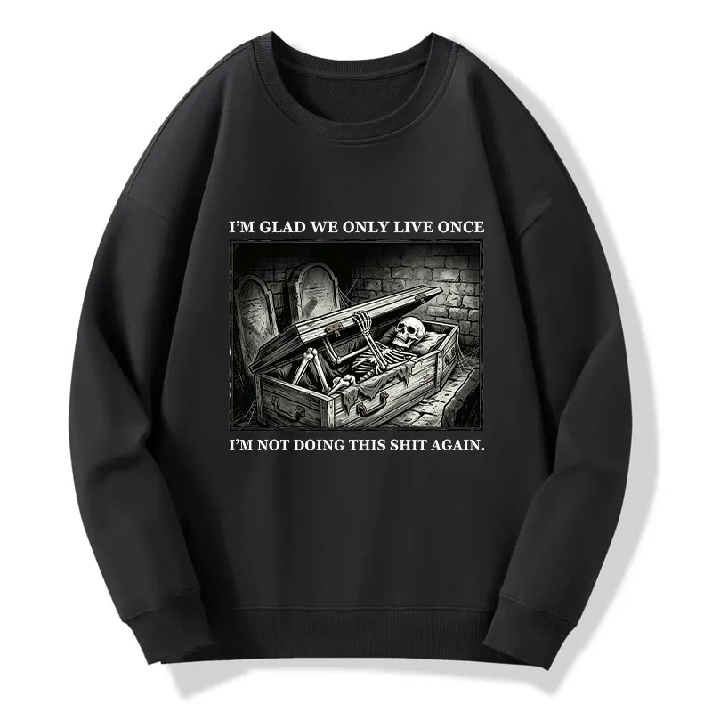 Tokyo-Tiger Funny Coffin Skull Meme Classic Sweatshirt