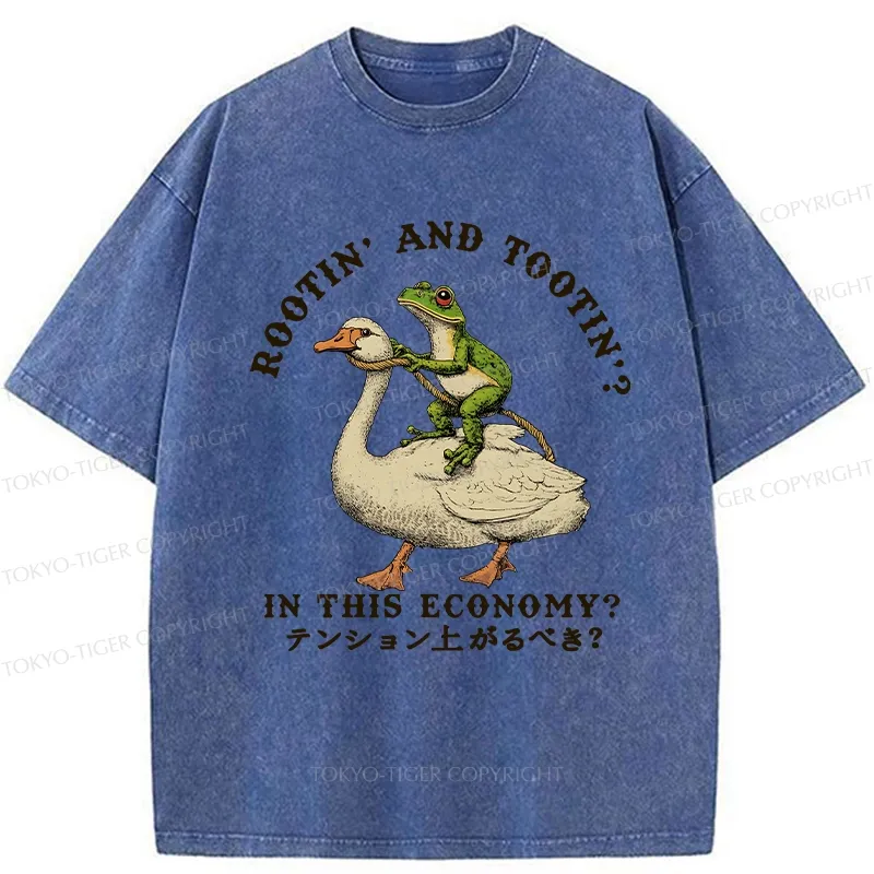 Tokyo-Tiger Should I Be Excited Washed T-Shirt