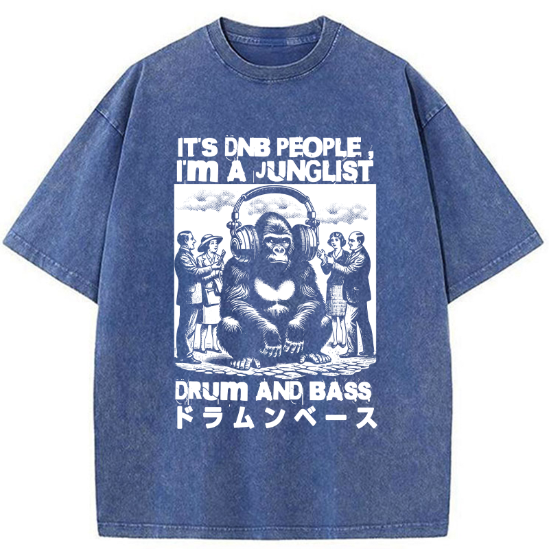 Tokyo-Tiger This Is DNB People Washed T-Shirt