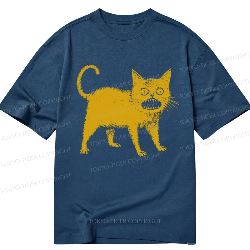 Tokyo-Tiger Horrible Japanese Cat Classic T-Shirt