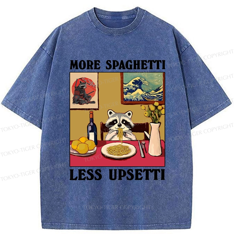 Tokyo-Tiger More Spaghetti Less Upsetti Japanese Washed T-Shirt