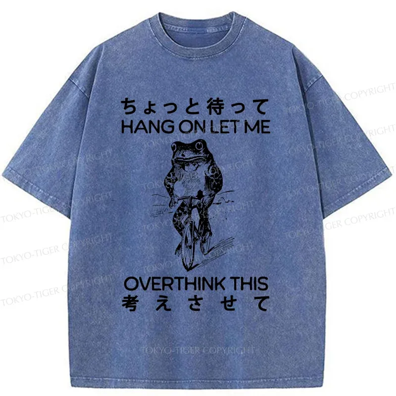Tokyo-Tiger Overthinking Frog Washed T-Shirt