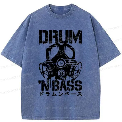 Tokyo-Tiger Drum N Bass Japan Washed T-Shirt