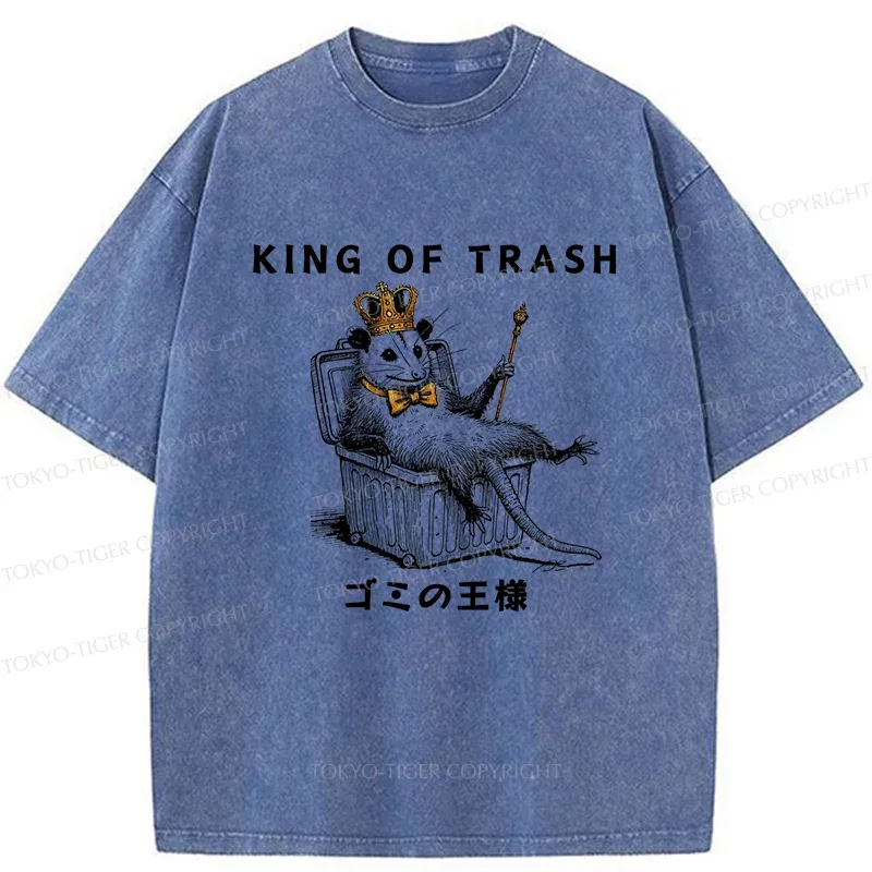 Tokyo-Tiger King Of Trash Washed T-Shirt