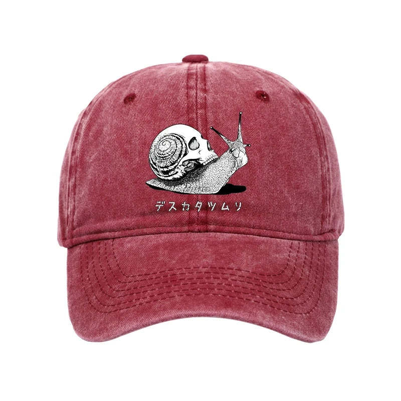 Tokyo-Tiger Death Snail Manga Washed Cap