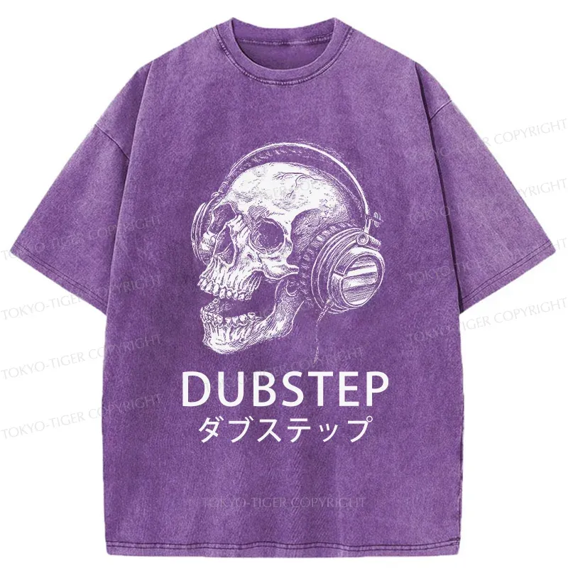 Tokyo-Tiger Dubstep Music Washed T-Shirt