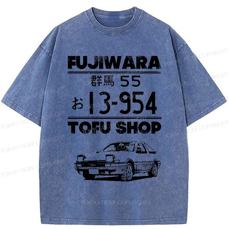 Tokyo-Tiger Vintage Fujiwara Car Washed T-Shirt