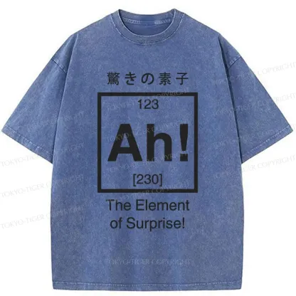 Tokyo-Tiger Element Of Surprise Washed T-Shirt