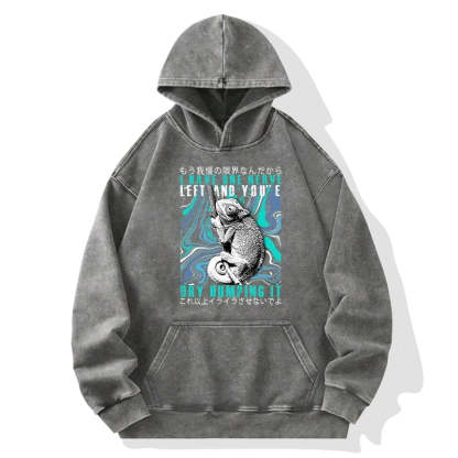 Tokyo-Tiger I Have One Nerve Chameleon Washed Hoodie