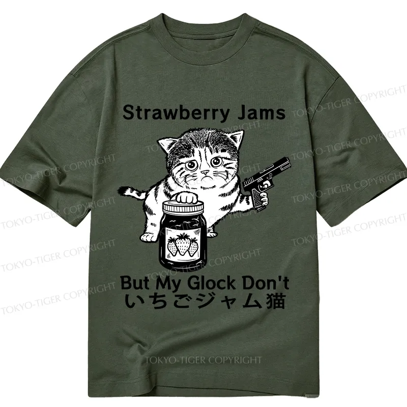 Tokyo-Tiger Strawberry Jam Cat Classic T-Shirt