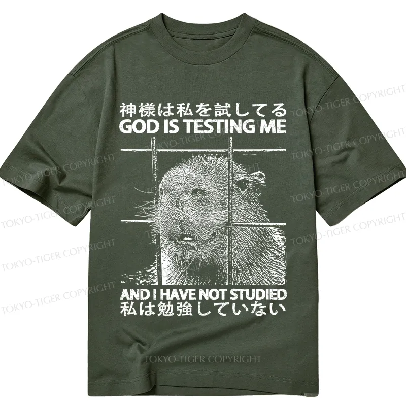 Tokyo-Tiger God Is Testing Me Classic T-Shirt