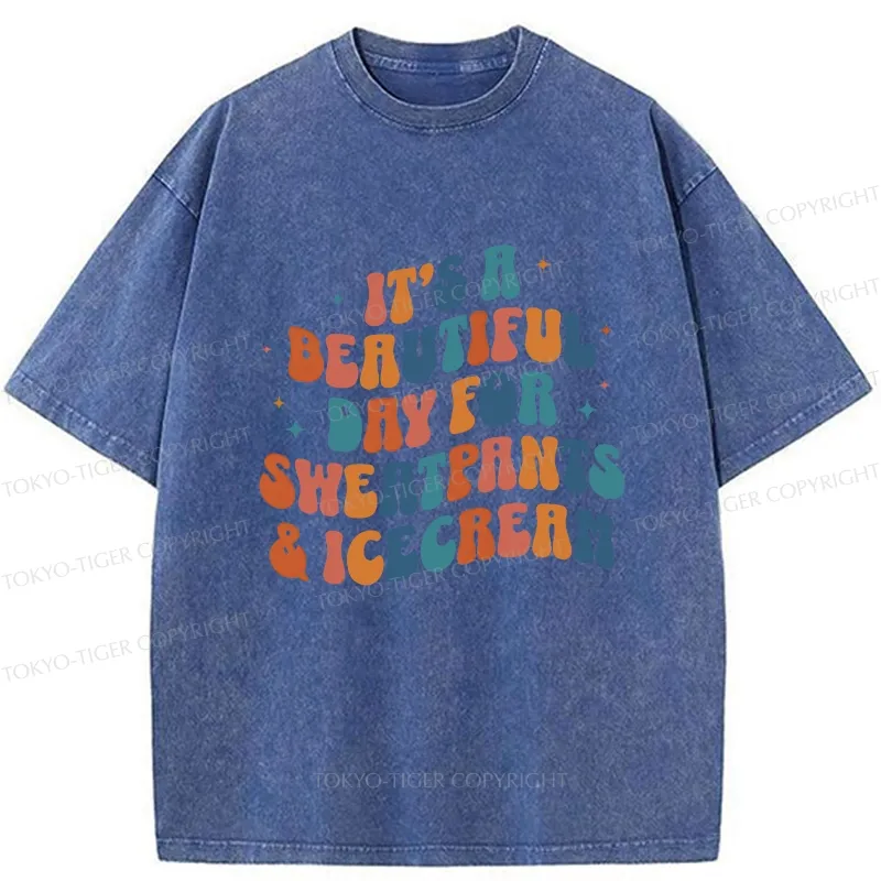 Tokyo-Tiger Sushi Lovers Washed T-Shirt