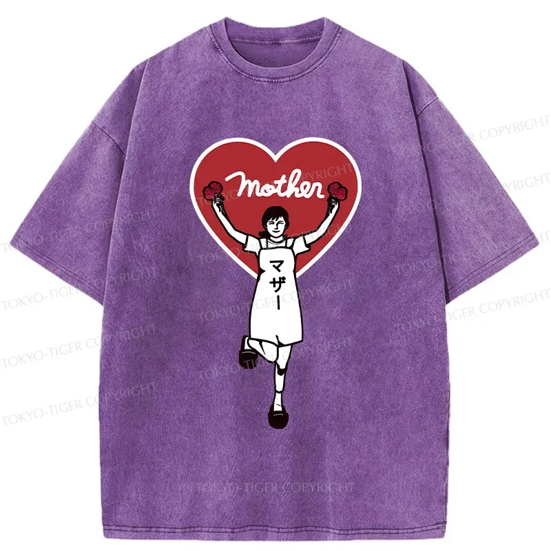 Tokyo-Tiger Celebrate Mother's Day Washed T-Shirt