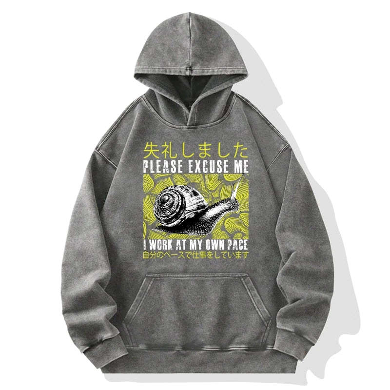Tokyo-Tiger Snails That Work According To Their Own Rules Washed Hoodie Sale