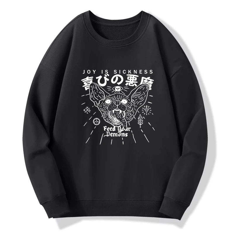 Tokyo-Tiger Joy Is Sickness Sweatshirt