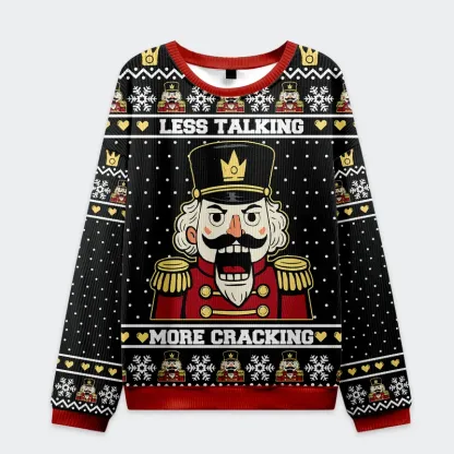 Tokyo-Tiger Nutcracker Funny Christmas Ugly Sweatshirt