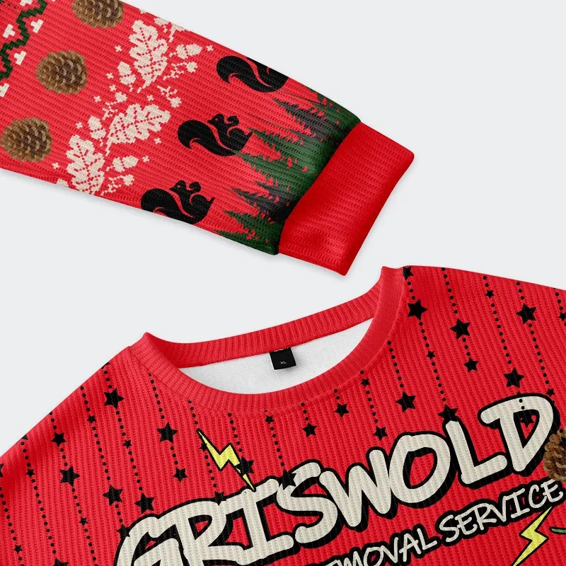 Tokyo-Tiger Squirrel Removal Service Christmas Ugly Sweatshirt