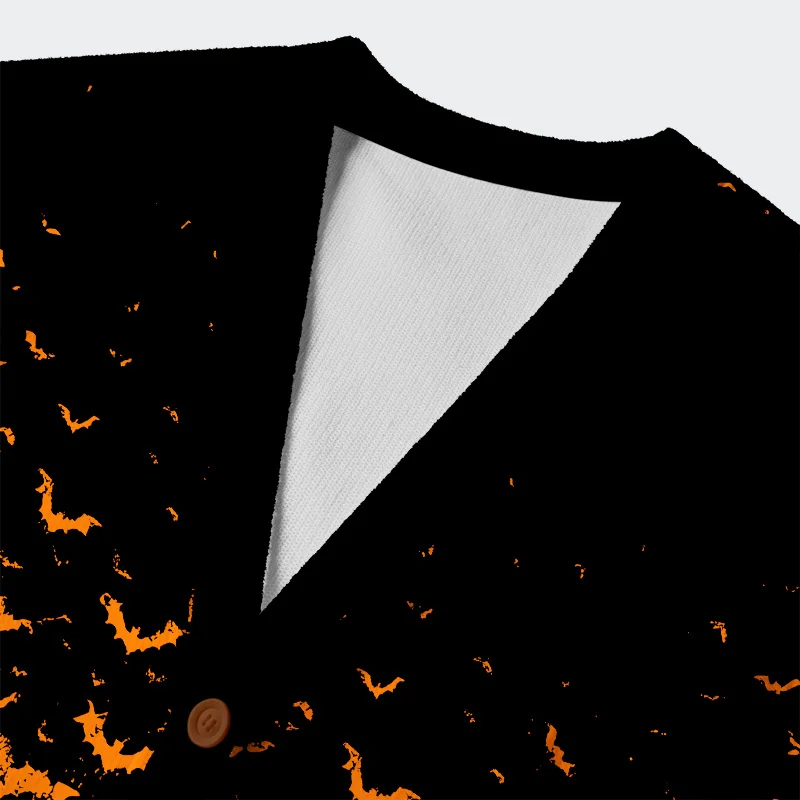 Tokyo-Tiger Night Bats Ugly Cardigan Sweater