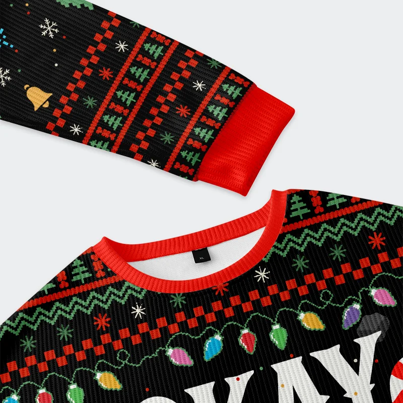 Tokyo-Tiger Okay Maybe Today Satan Christmas Ugly Sweatshirt