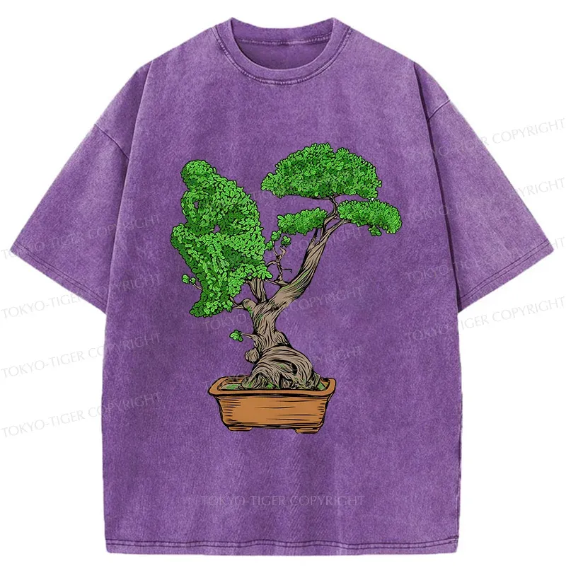 Tokyo-Tiger Contemplative Plants Washed T-Shirt