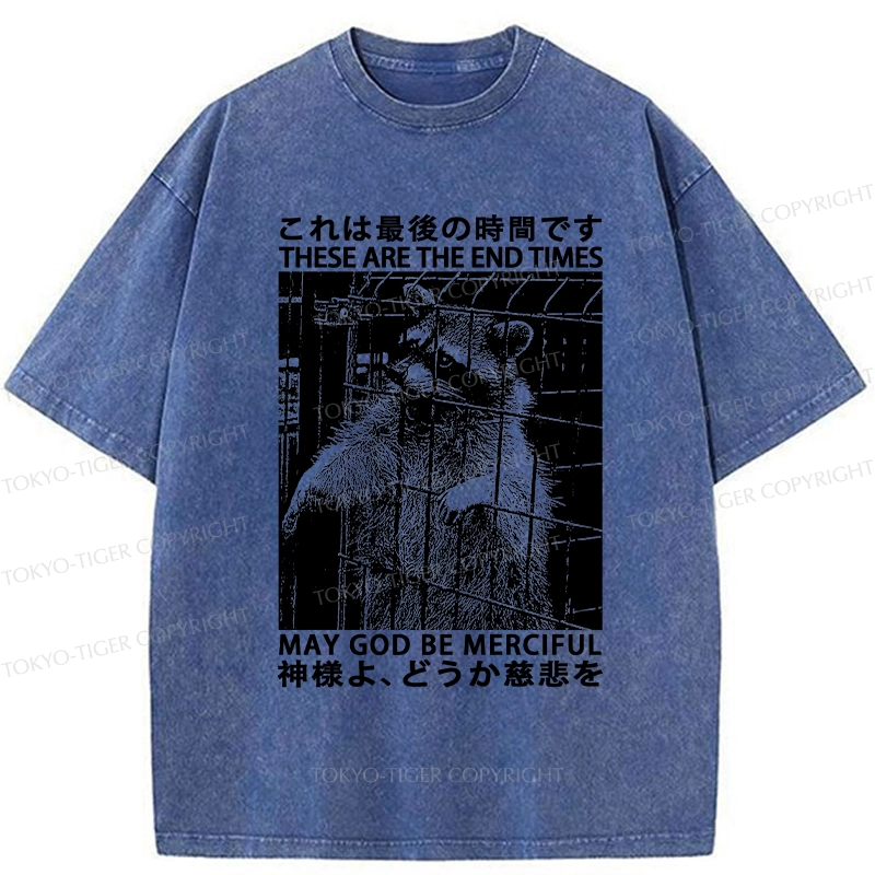 Tokyo-Tiger May God Be Merciful Washed T-Shirt