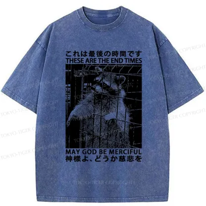 Tokyo-Tiger May God Be Merciful Washed T-Shirt