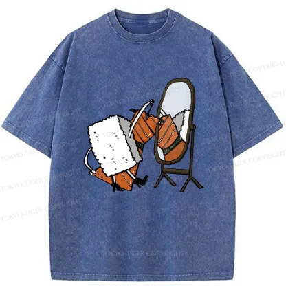 Tokyo-Tiger How About This Skirt Washed T-Shirt