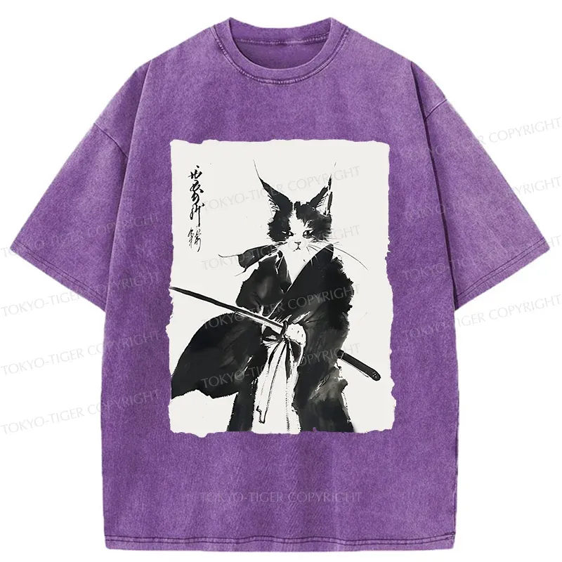 Tokyo-Tiger Sinuous Snake Washed T-Shirt Sale