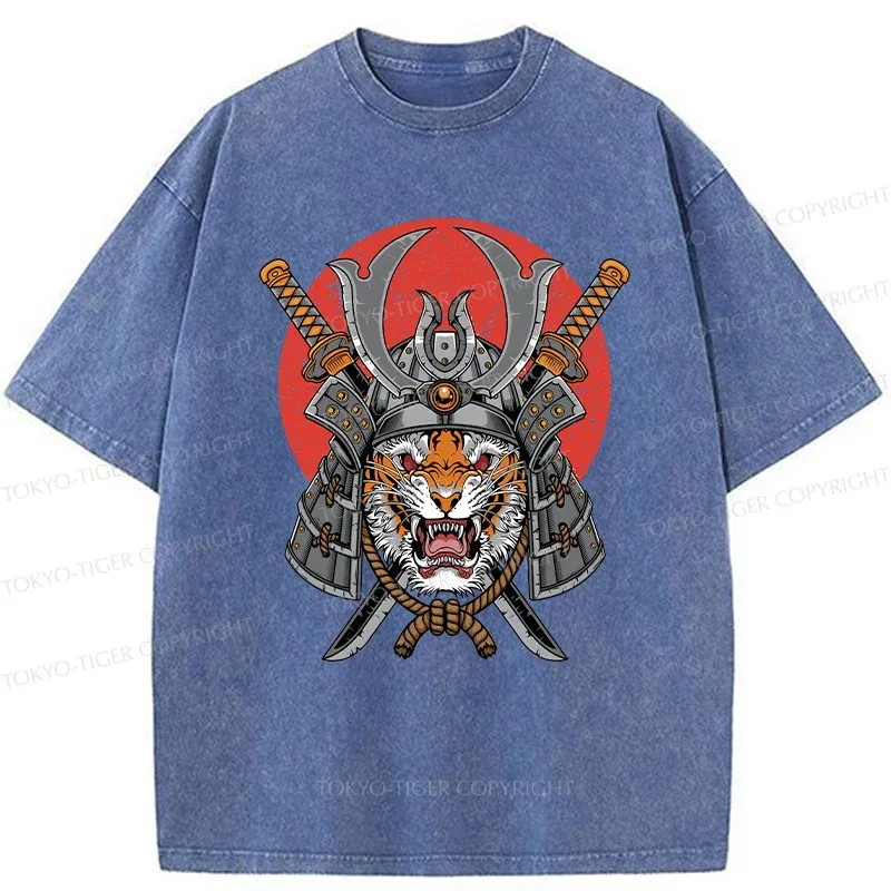 Tokyo-Tiger Sinuous Snake Washed T-Shirt Sale