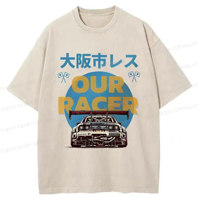 Tokyo-Tiger Osaka Racing Washed T-Shirt