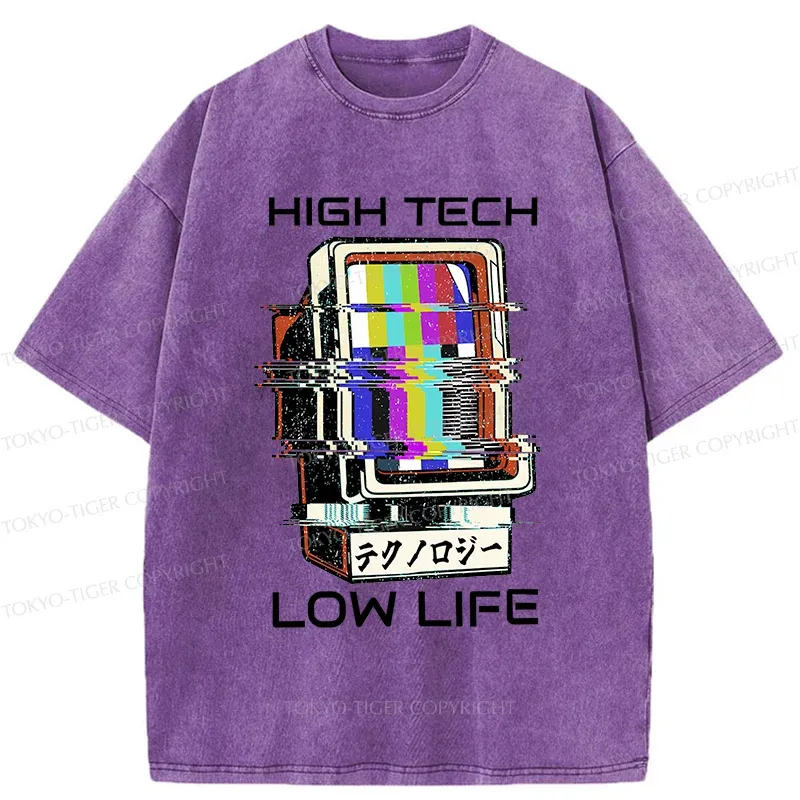 Tokyo-Tiger High Tech Low Life Washed T-Shirt