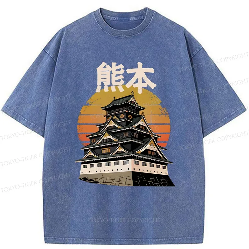 Tokyo-Tiger Kumamoto City Washed T-Shirt