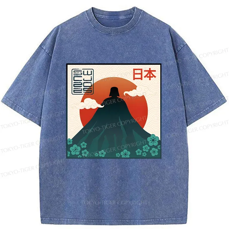 Tokyo-Tiger Fujiwalker Funny Washed T-Shirt