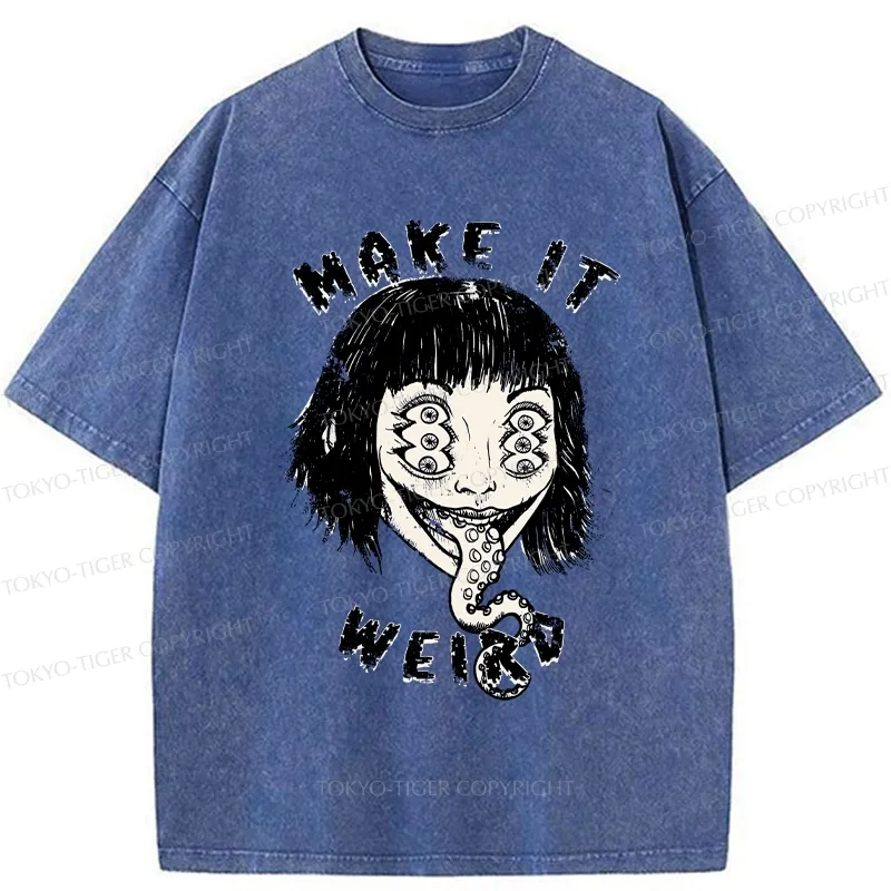 Tokyo-Tiger Make It Weird Washed T-Shirt