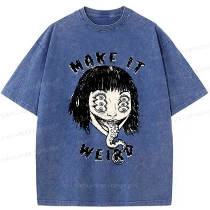 Tokyo-Tiger Make It Weird Washed T-Shirt
