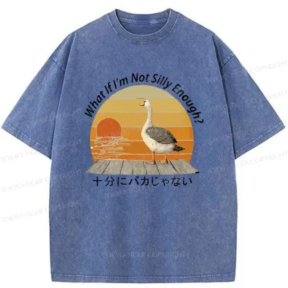 Tokyo-Tiger Not A Particularly Stupid Goose Washed T-Shirt