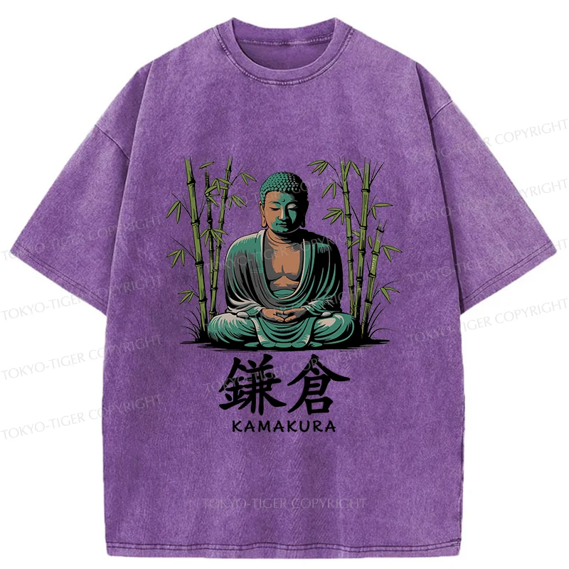 Tokyo-Tiger Kamakura City Washed T-Shirt