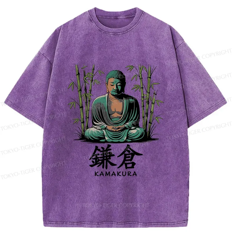 Tokyo-Tiger Kamakura City Washed T-Shirt