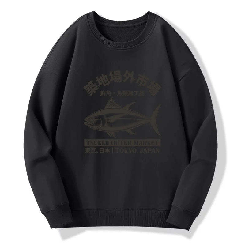 Tokyo-Tiger Sakana Tsukiji Fish Market Sweatshirt