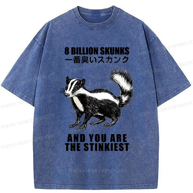 Tokyo-Tiger The Stinkiest Skunk Washed T-Shirt