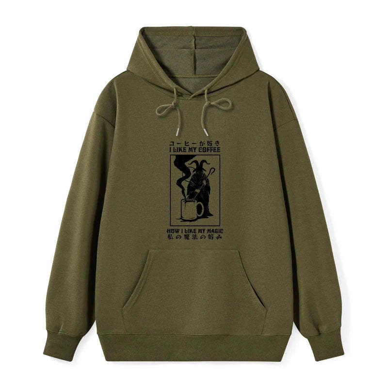 Tokyo-Tiger I Like My Coffee Classic Hoodie