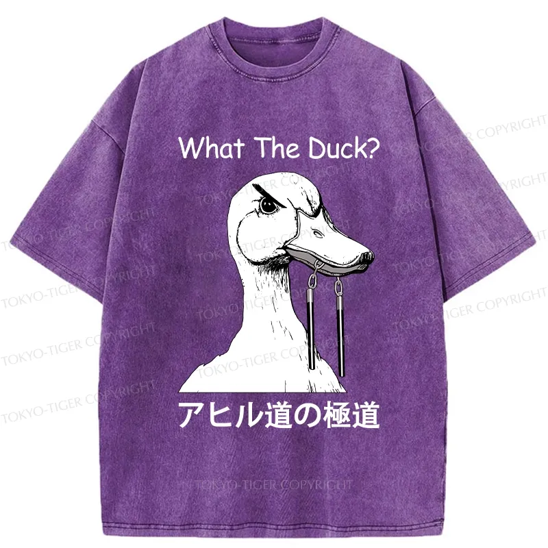 Tokyo-Tiger Funny Duck Yakuza Washed T-Shirt